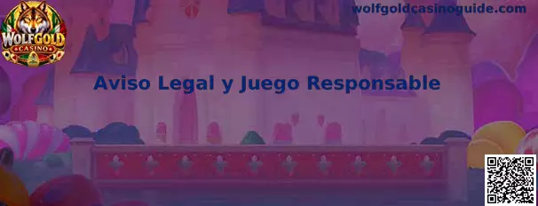 Aviso legal y juego responsable de Wolfgold Casino