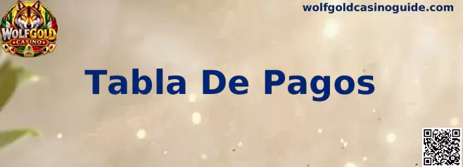Tabla De Pagos en Wolfgold Casino y especificaciones de símbolos