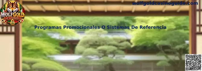 Guía sobre programas promocionales y sistemas de referencia de Wolfgold Casino