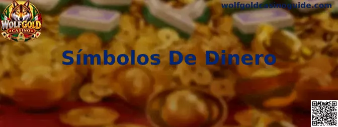 Símbolos De Dinero representados como lunas en la cuadrícula de Wolf Gold