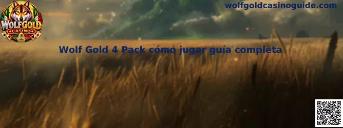 Imagen de referencia de Wolf Gold 4 Pack para identificar sus carretes, símbolos y funciones especiales