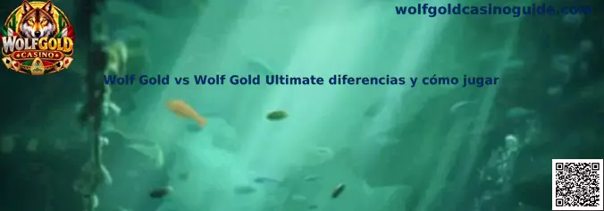 Comparación ilustrativa de Wolf Gold y Wolf Gold Ultimate, con temática de lobos y tragamonedas
